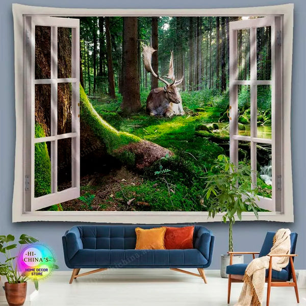 Garden Window Tapestry-ToShay.org