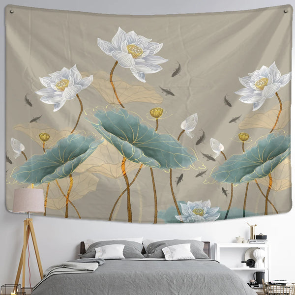 Lotus Art Tapestry-ToShay.org