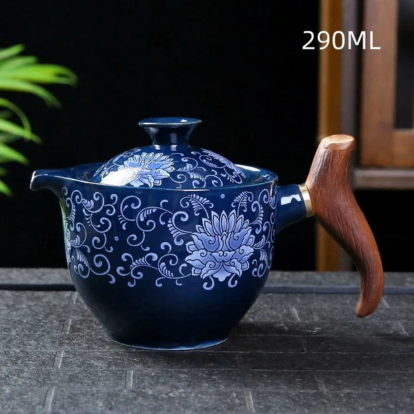 Glazed Ceramic Rotation Tea Maker-ToShay.org