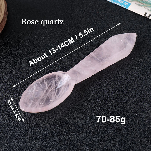 Pink Rose Quartz Spoons-ToShay.org