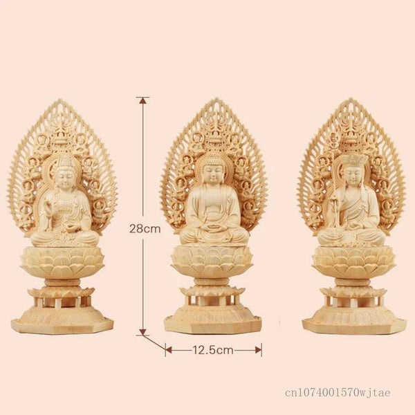 Three Saints Buddha Statues-ToShay.org