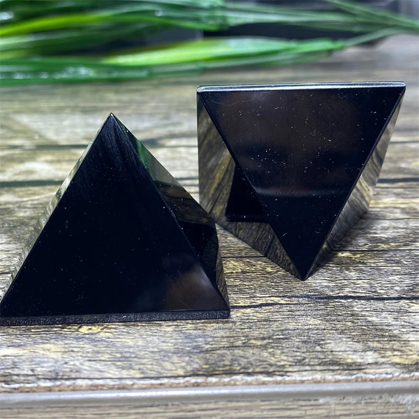 Black Obsidian Pyramid-ToShay.org