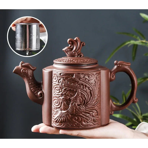 Dragon Clay Teapot-ToShay.org