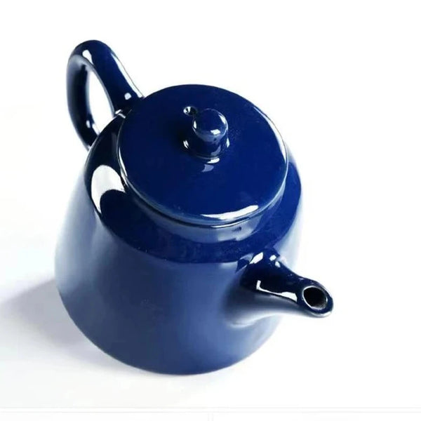 Blue Glazed Porcelain Tea Pot-ToShay.org