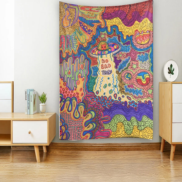 Psychedelic Art Tapestry-ToShay.org