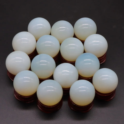 White Opalite Balls-ToShay.org