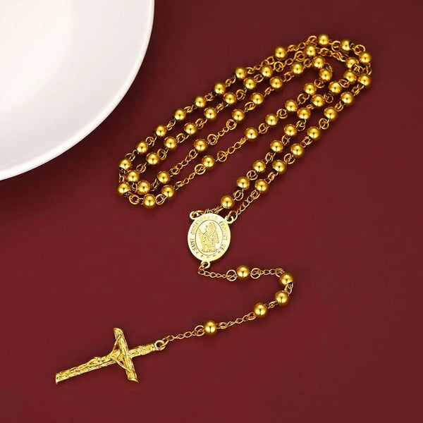 Gold Rosary Beads-ToShay.org