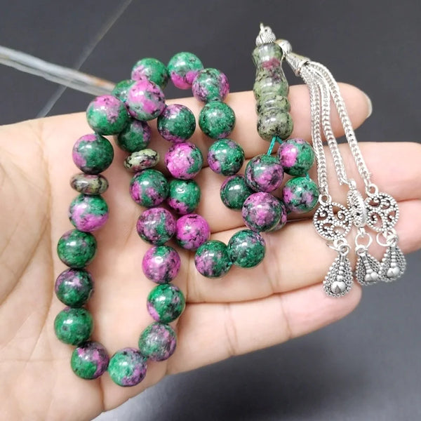 Green Zoisite Prayer Beads-ToShay.org