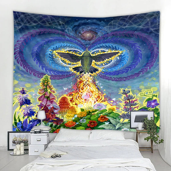 Psychedelic Palace Art Tapestry-ToShay.org