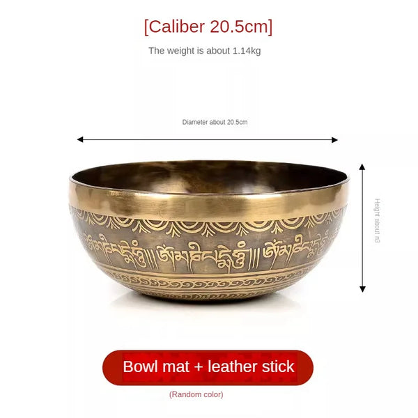 Tibetan Bronze Singing Bowl-ToShay.org