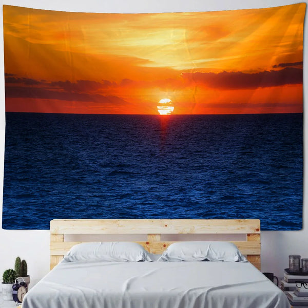 Seaside Sunset Tapestry-ToShay.org