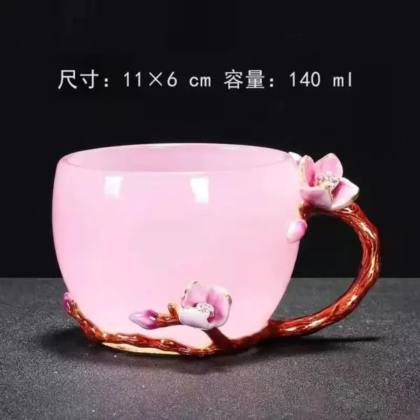 Clear Porcelain Tea Cups-ToShay.org