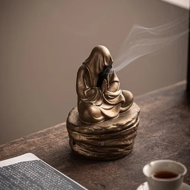 Praying Monk Incense Holder-ToShay.org