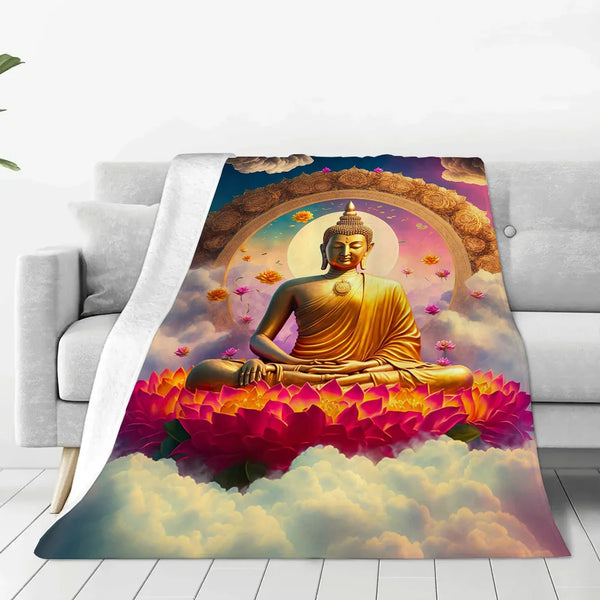 Buddha Plush Blanket-ToShay.org