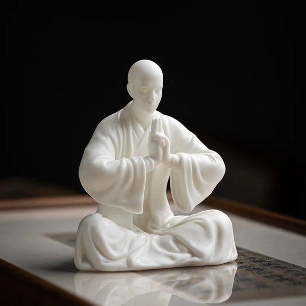 White Porcelain Monk-ToShay.org