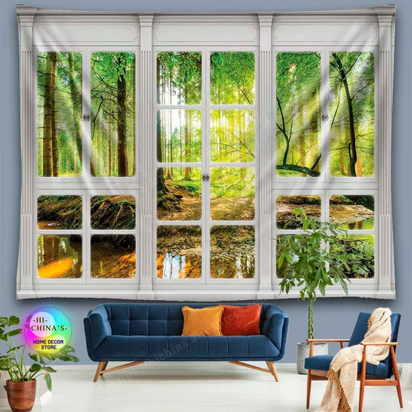 Garden Window Tapestry-ToShay.org