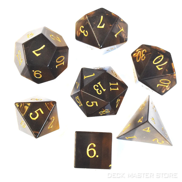 Crystal Platonic Solid Dice-ToShay.org