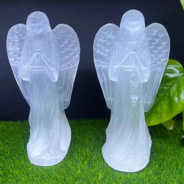 White Selenite Angel-ToShay.org