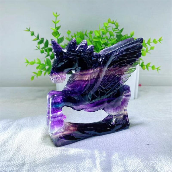 Purple Fluorite Unicorn-ToShay.org