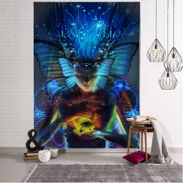 Psychedelic Art Tapestry-ToShay.org