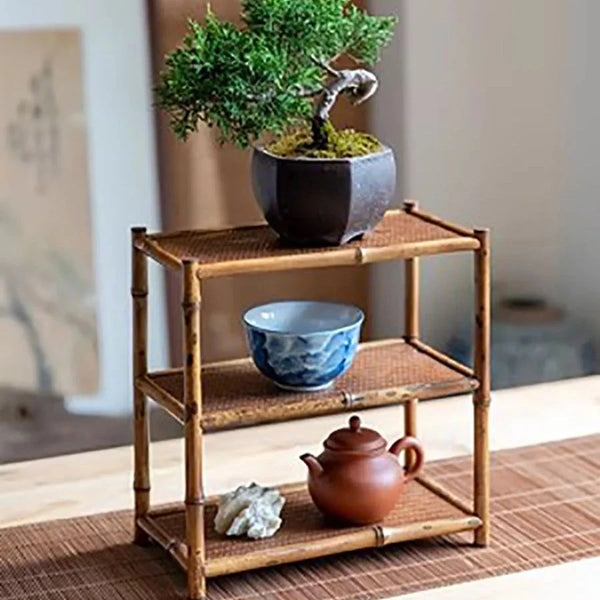 Bamboo Display Table-ToShay.org