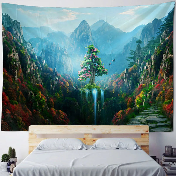 Forest Landscape Art Tapestry-ToShay.org