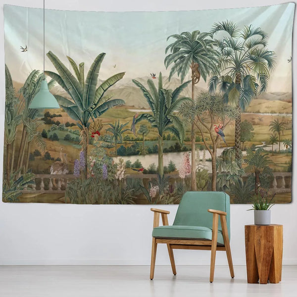 Tropical Plants Tapestry-ToShay.org