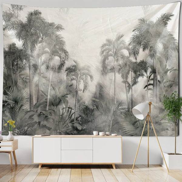 Tropical Plant Art Tapestry-ToShay.org