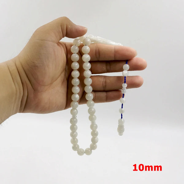 White Prayer Beads-ToShay.org