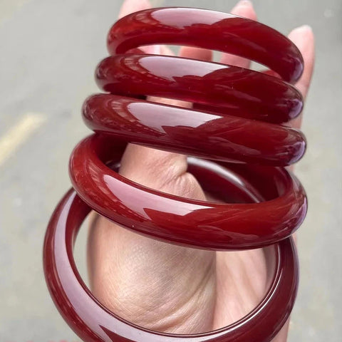 Red Jade Bangle-ToShay.org