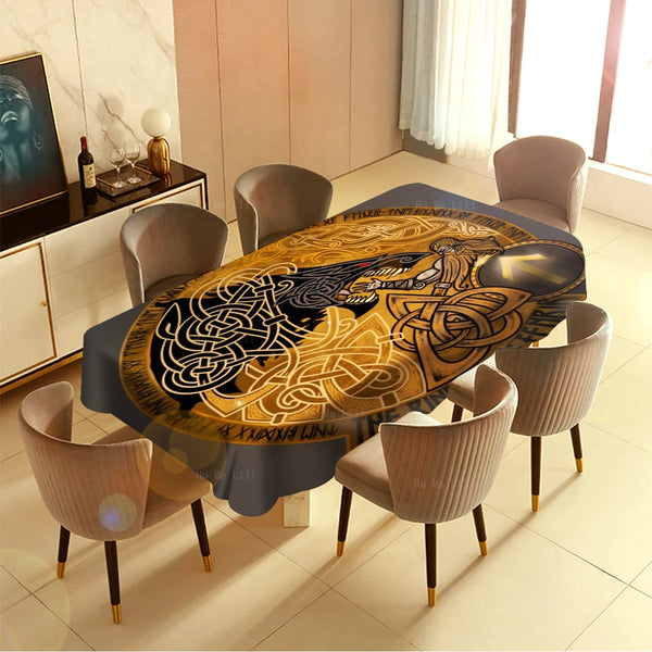 Viking Dragon Tablecloth-ToShay.org