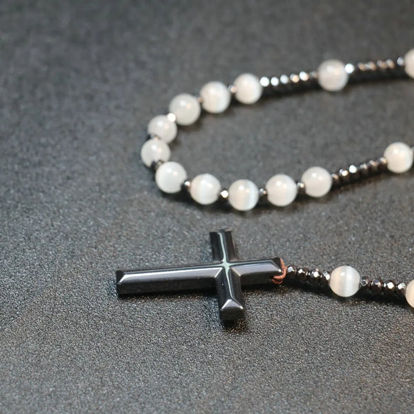 Mixed Quartz Crystal Rosary Beads-ToShay.org