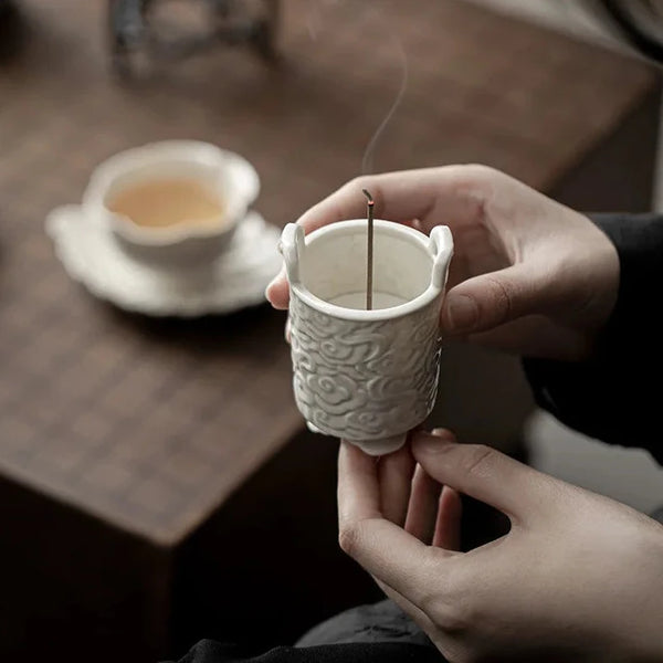 White Clouds Incense Holder-ToShay.org