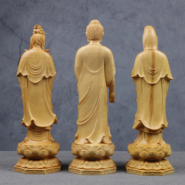 Wood Guanyin-Ru Buddha-ToShay.org