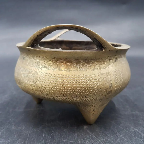 Brass Incense Pot-ToShay.org