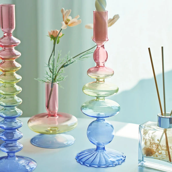 Glass Candle Holder-ToShay.org