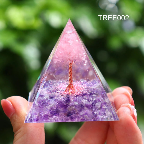 Energy Tree of Life Orgonite Pyramid-ToShay.org