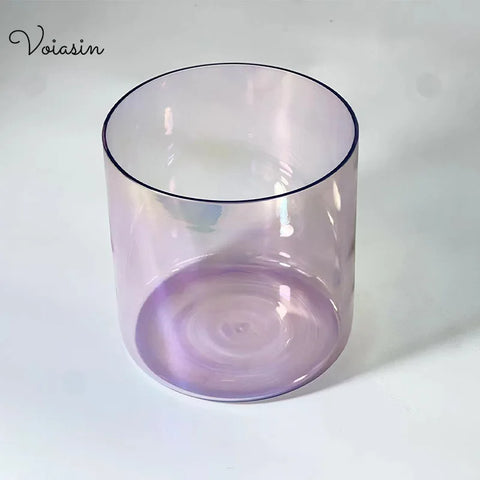 Purple Clear Crystal Bowl-ToShay.org