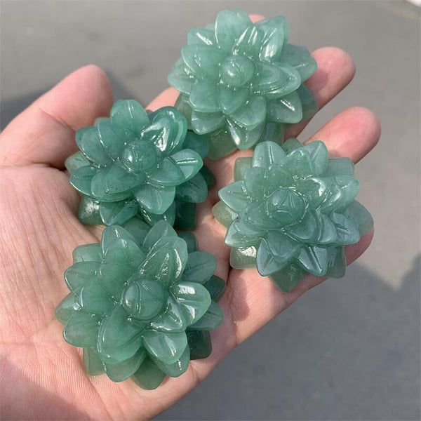 Green Aventurine Flower-ToShay.org