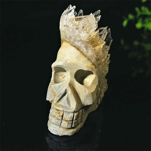 Mixed Crystal Cluster Skull-ToShay.org