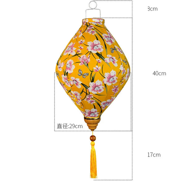 Flower Print Lantern-ToShay.org