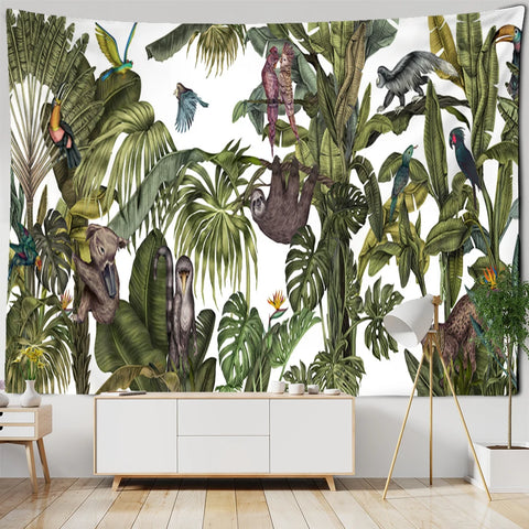 Tropical Plant Tapestry-ToShay.org