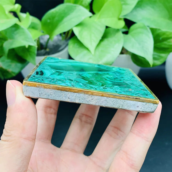 Green Malachite Slice-ToShay.org