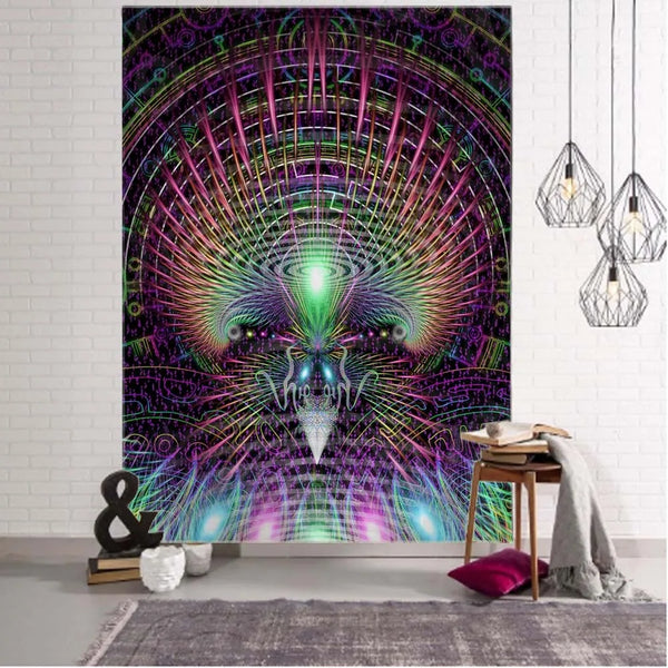 Psychedelic Art Tapestry-ToShay.org