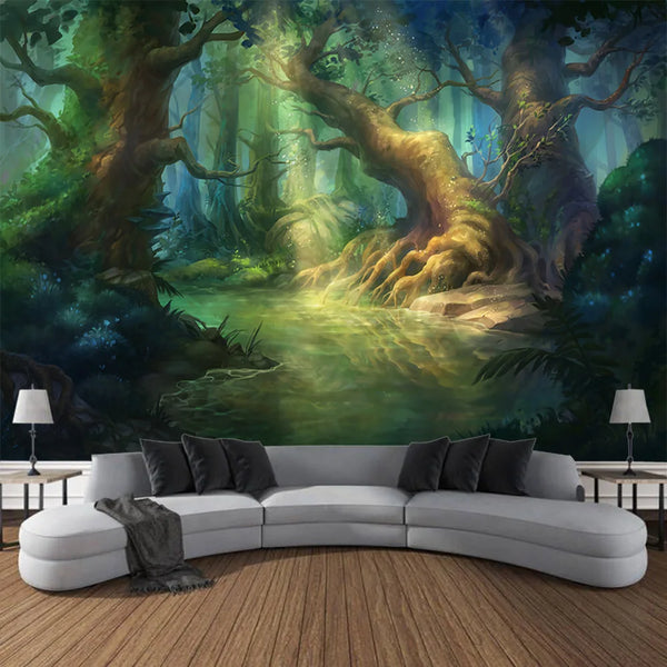 Fairy Tale Forest Tapestry-ToShay.org