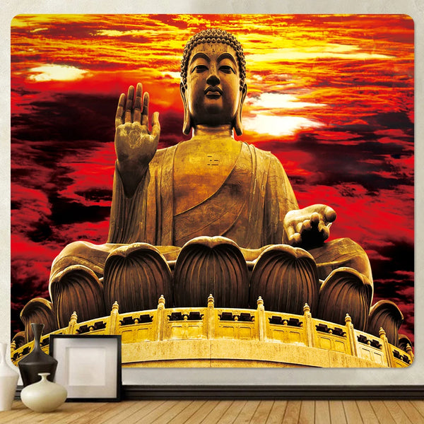 Buddha Meditation Tapestry-ToShay.org