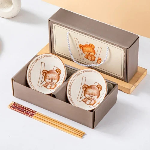 Panda Ceramic Bowls Gift Set-ToShay.org