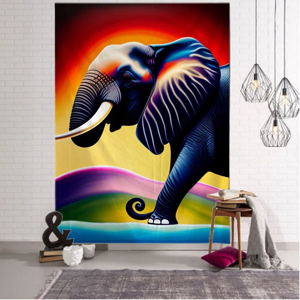 Elephant Art Tapestry-ToShay.org