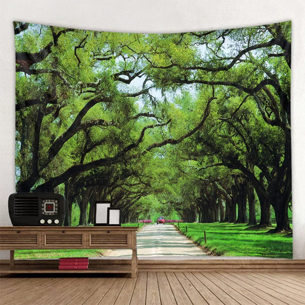 Forest Waterfall Tapestry-ToShay.org