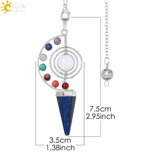 Mixed Crystal Dowsing Pendulum-ToShay.org